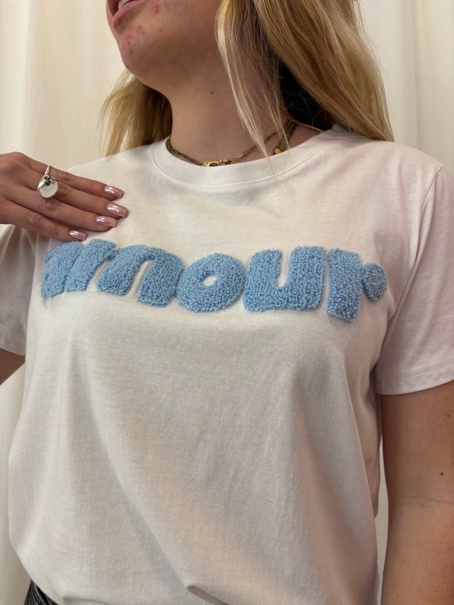 T-shirt AMOUR Bleu ciel