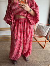 Pantalon DIANE Rouge