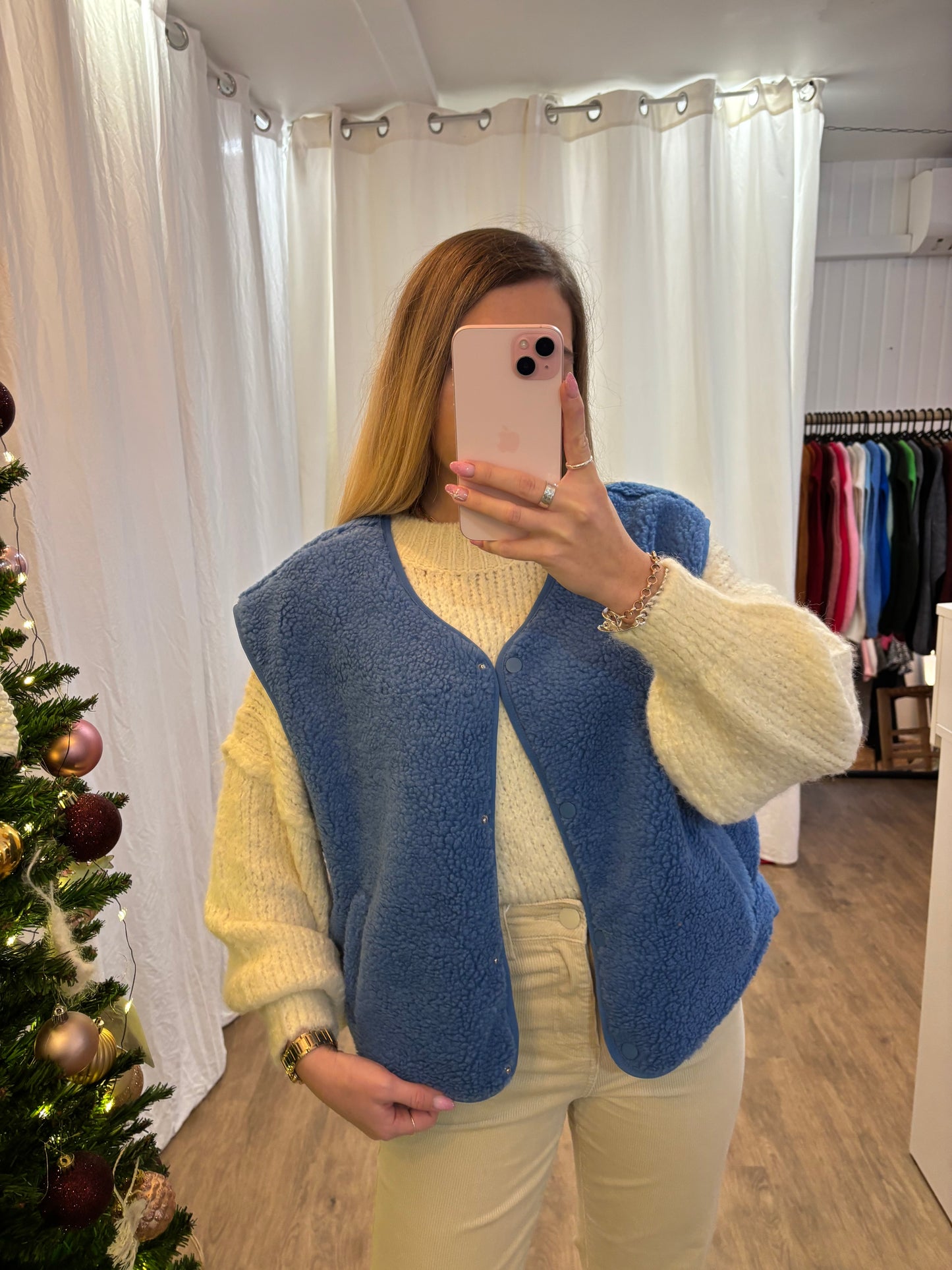 Veste sans manches ABY Bleu
