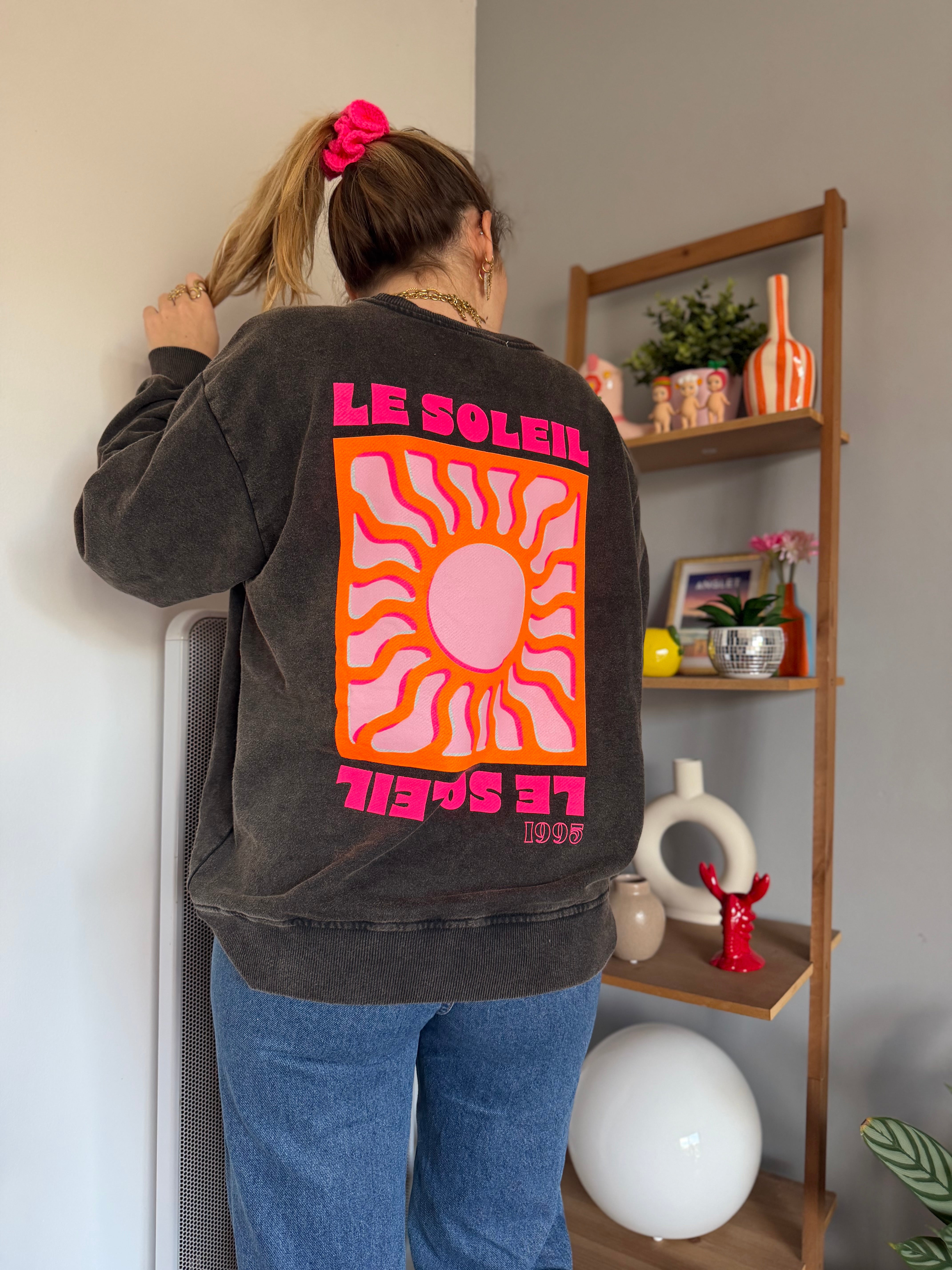 Sweat SOLEIL Noir (NEW FLUO)