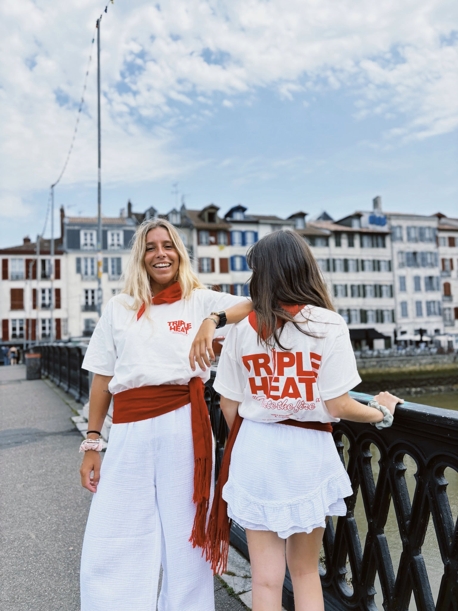 T-shirt TRIPLE HEAT Blanc •