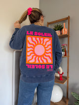 Sweat SOLEIL Bleu marine (NEW FLUO)