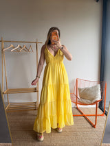 Robe LOUISA Jaune