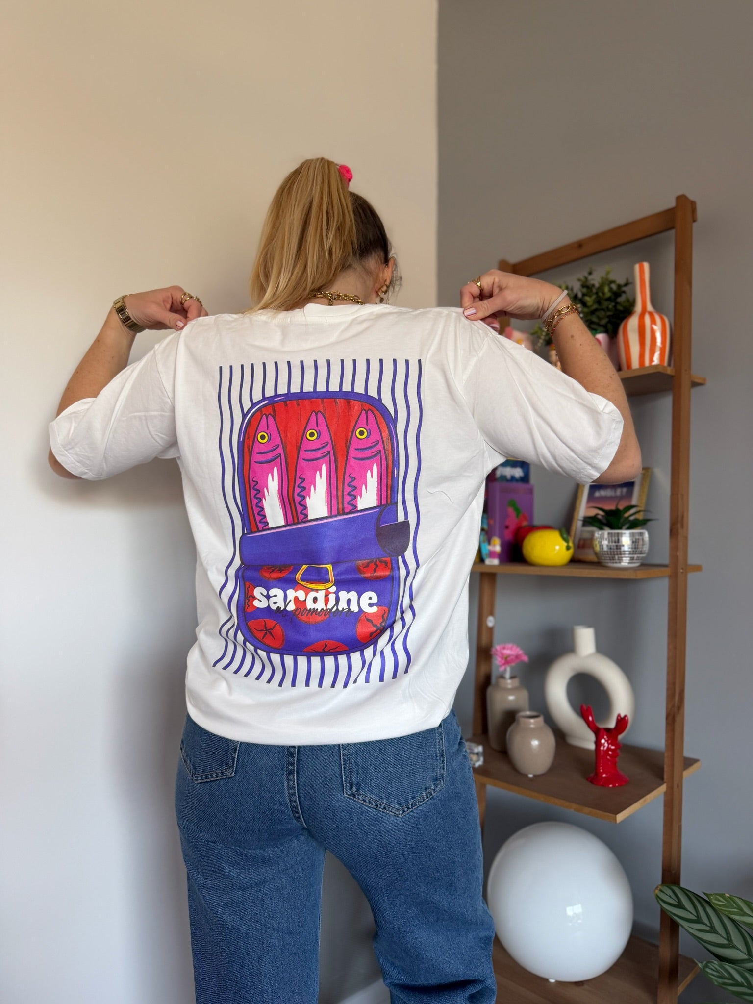 T-shirt SARDINE Blanc