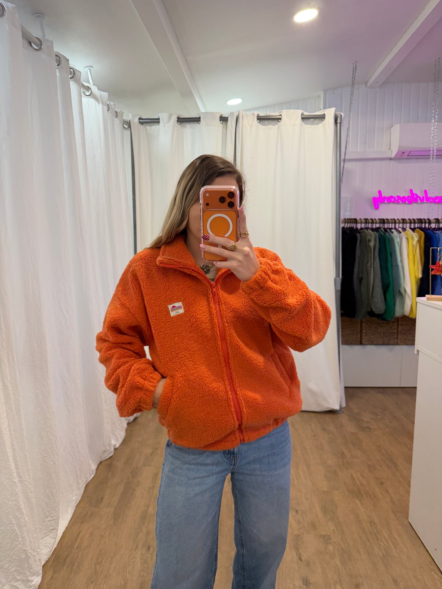 Veste polaire AVA Mandarine