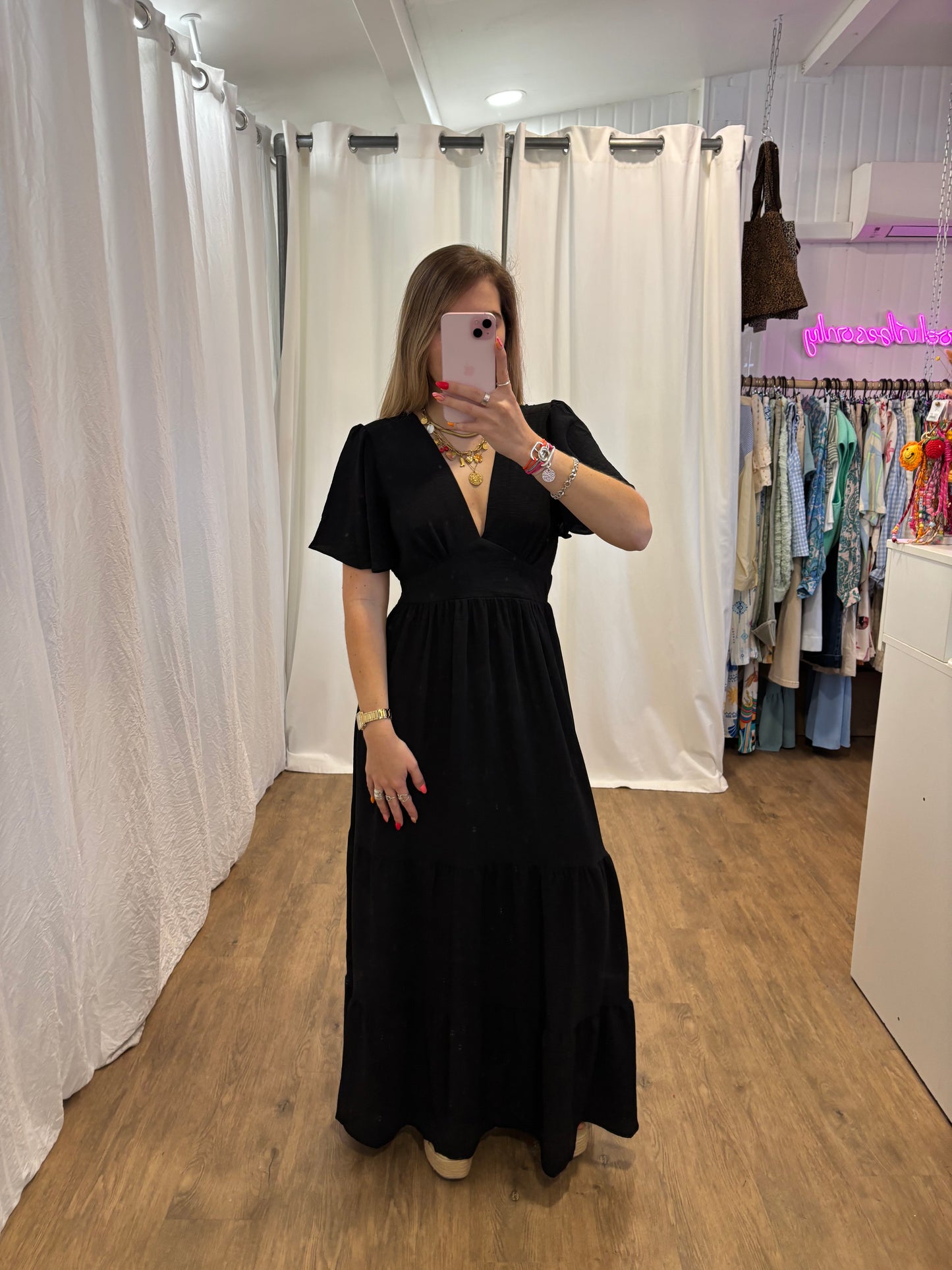 Robe longue EMMA Noir