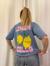 T-shirt LIMON Bleu •