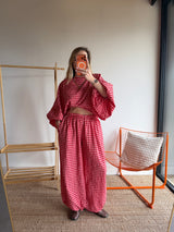 Pantalon DIANE Rouge