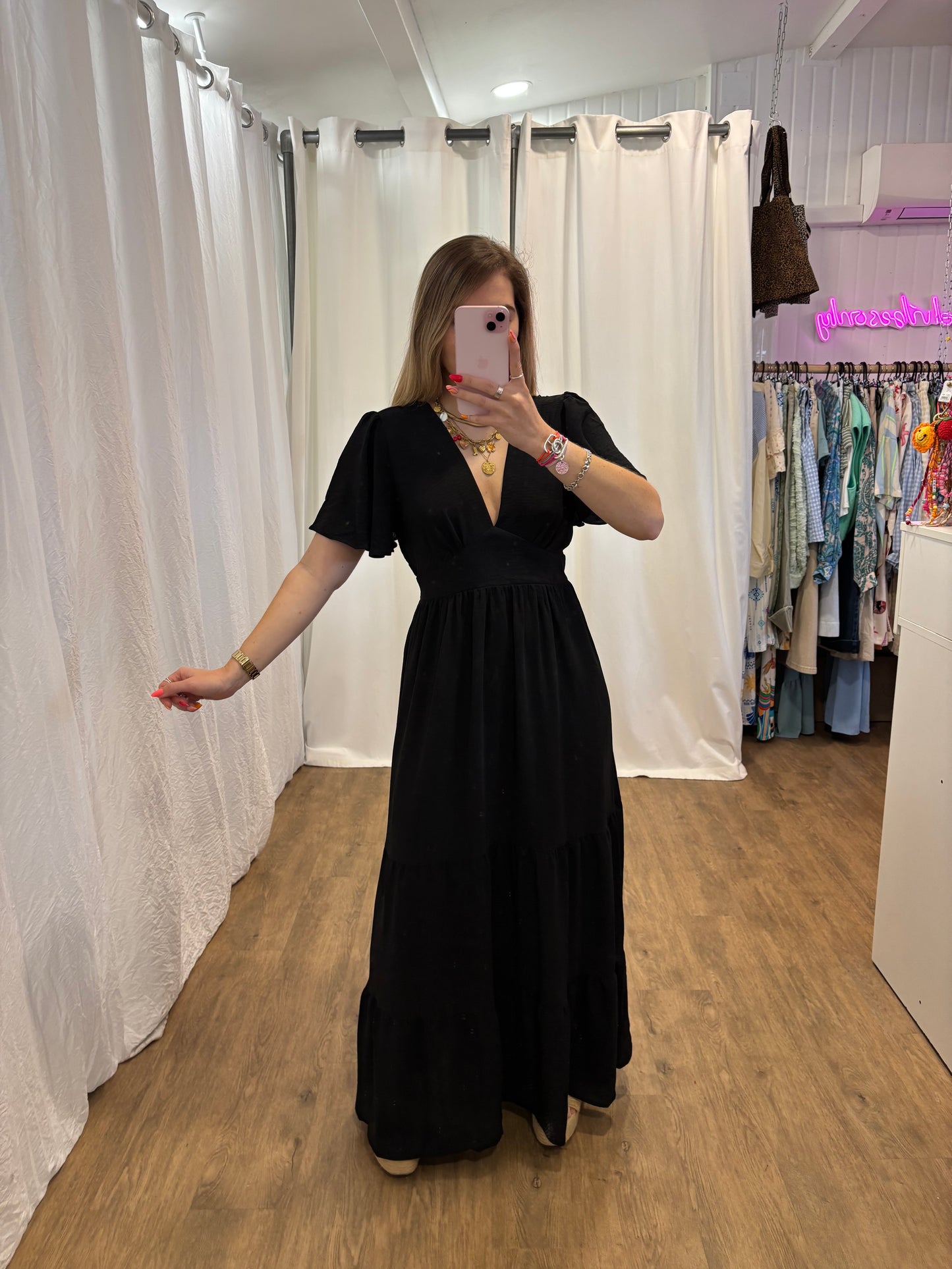 Robe longue EMMA Noir