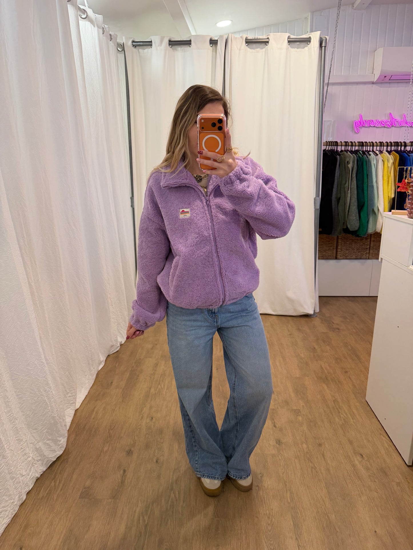 Veste polaire AVA Lilas