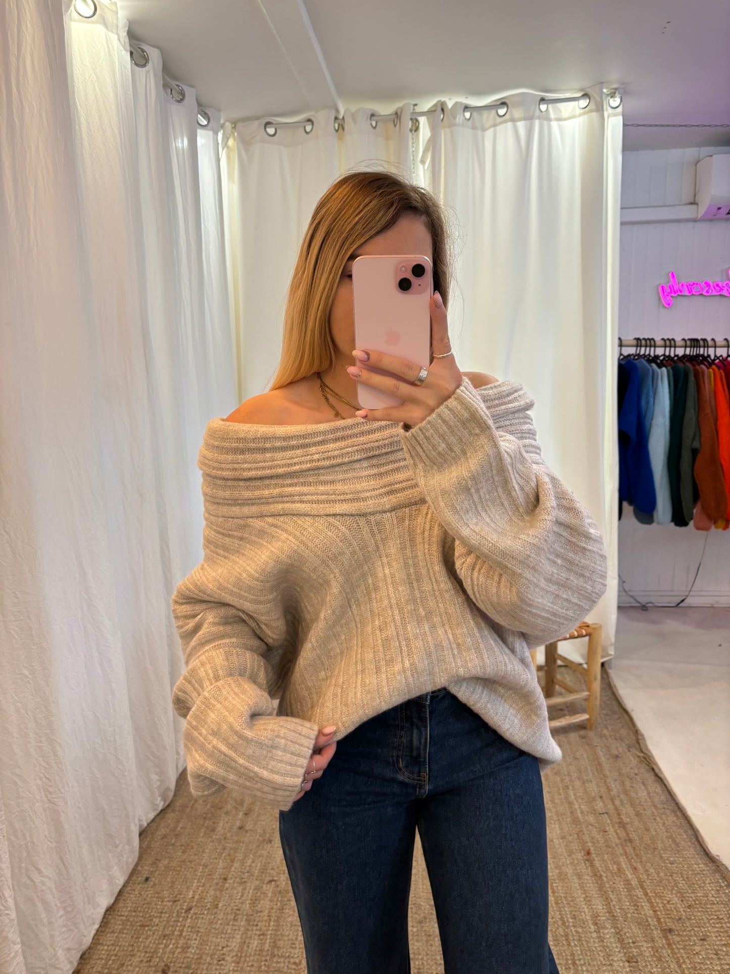 Pull PATT Beige
