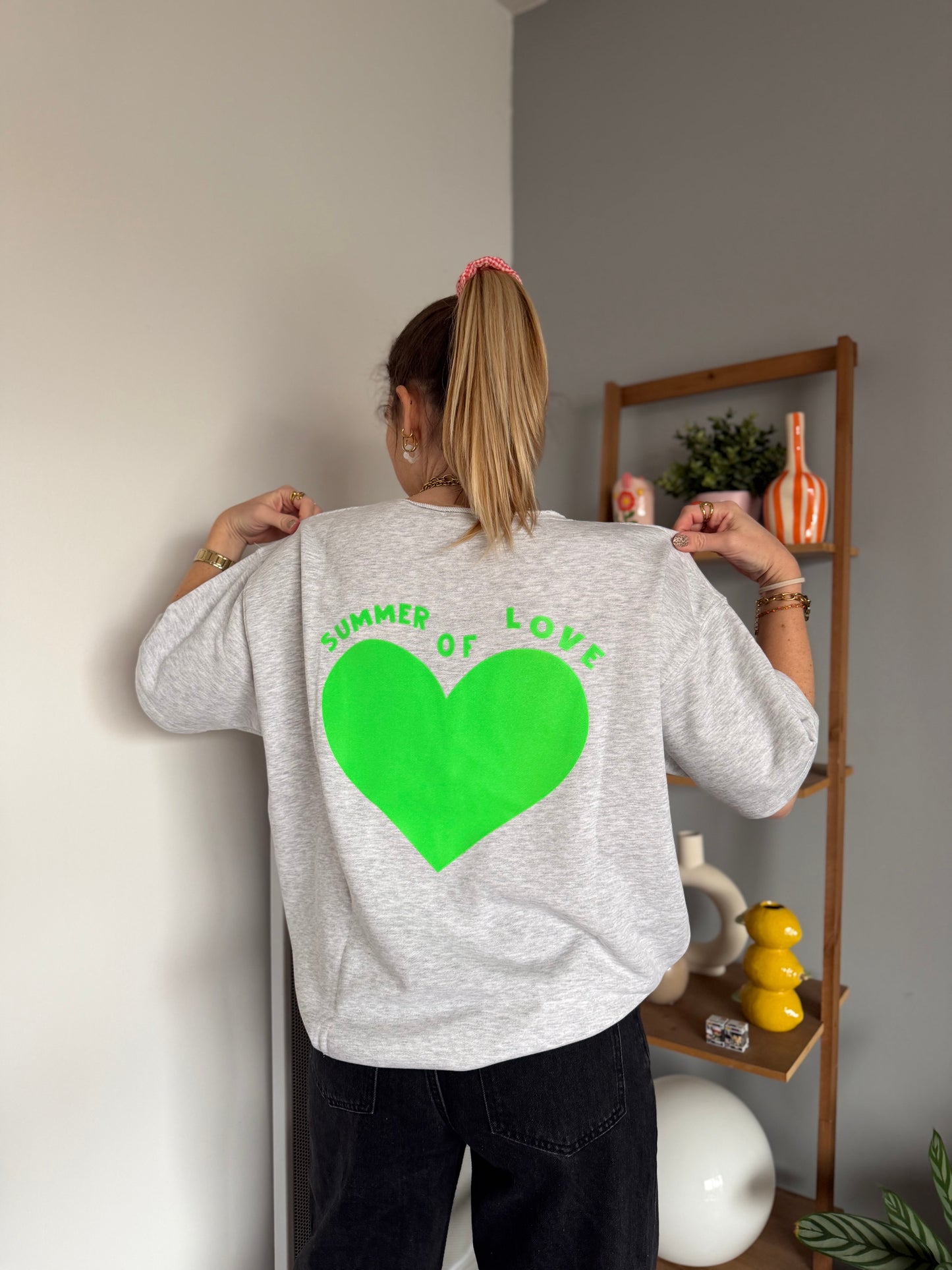 Sweat SUMMER OF LOVE Gris