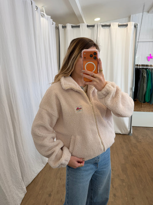 Veste polaire AVA Écru