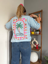 T-shirt COQUILLAGE Bleu ciel