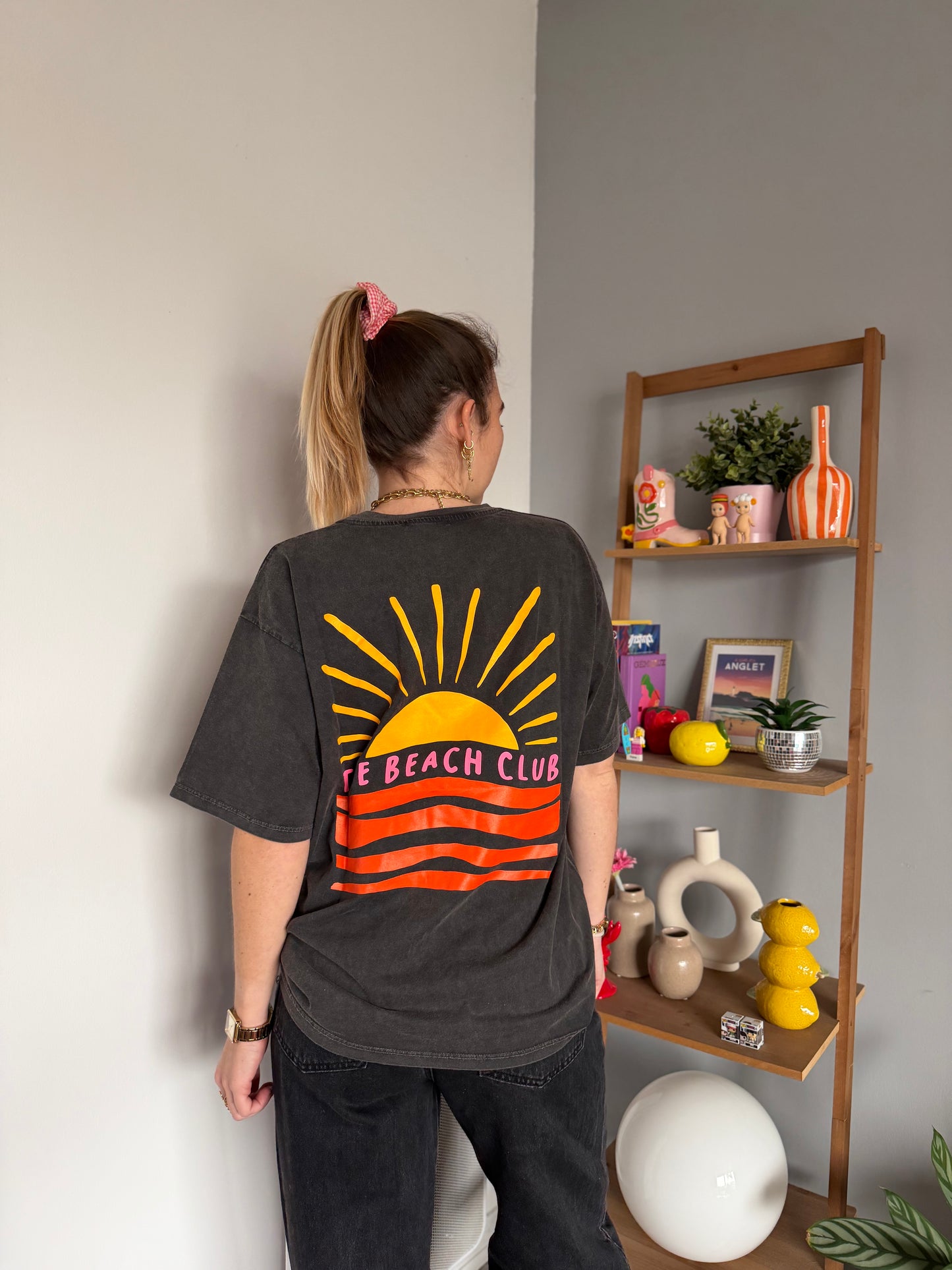 T-shirt THE BEACH CLUB Noir