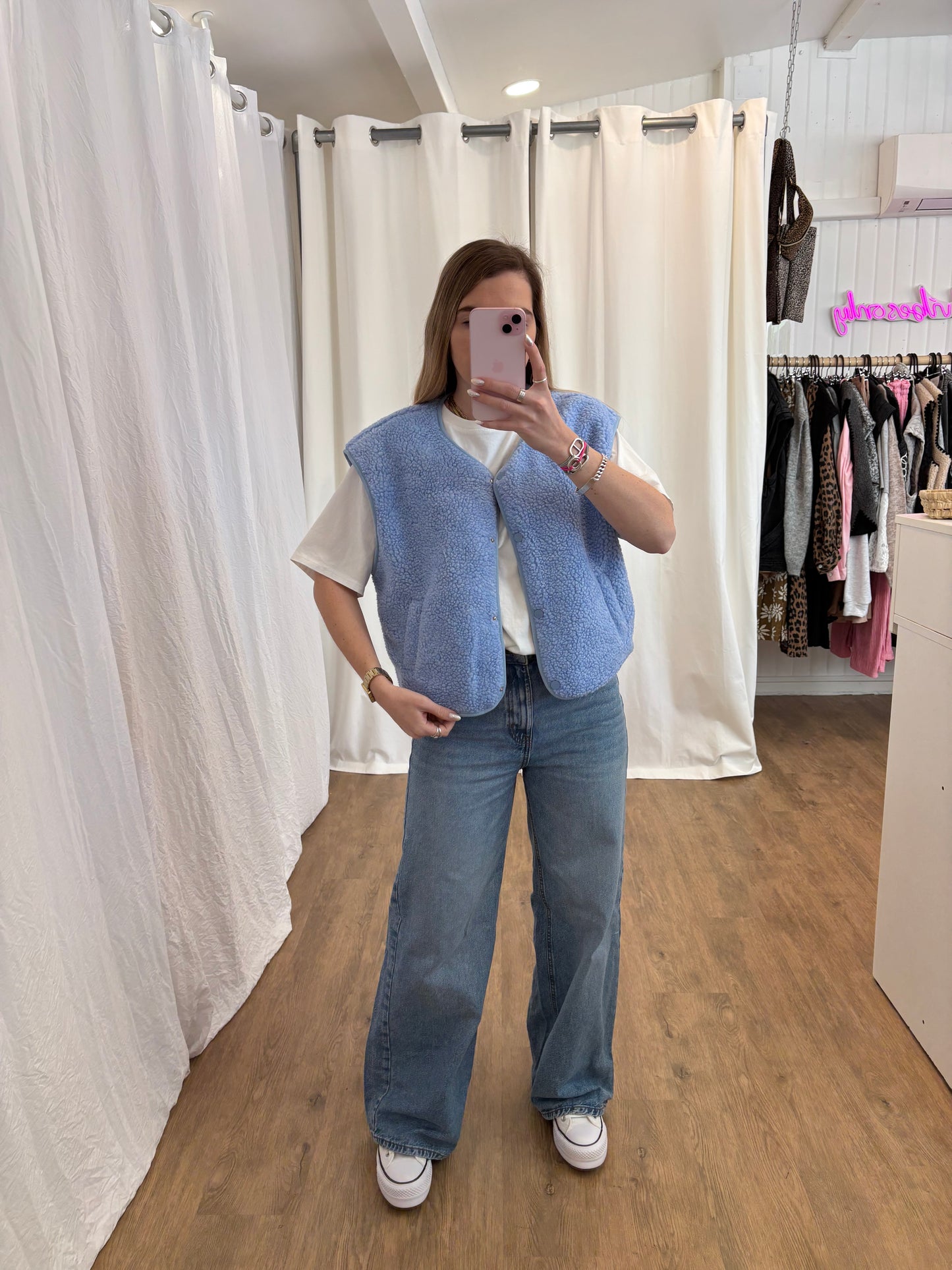 Veste sans manches ABY Bleu ciel