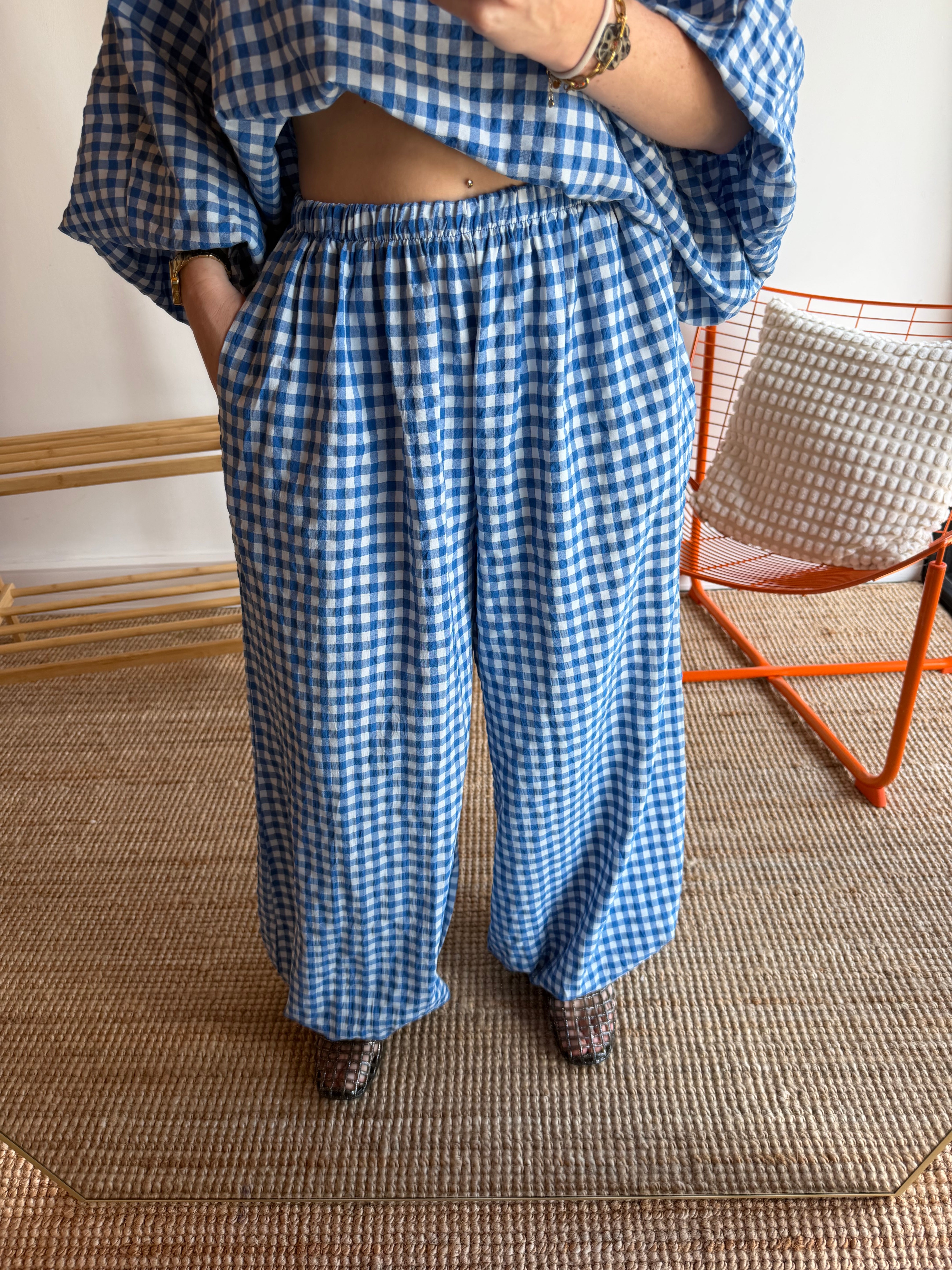 Pantalon DIANE Bleu