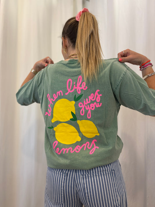 T-shirt LEMONS Vert