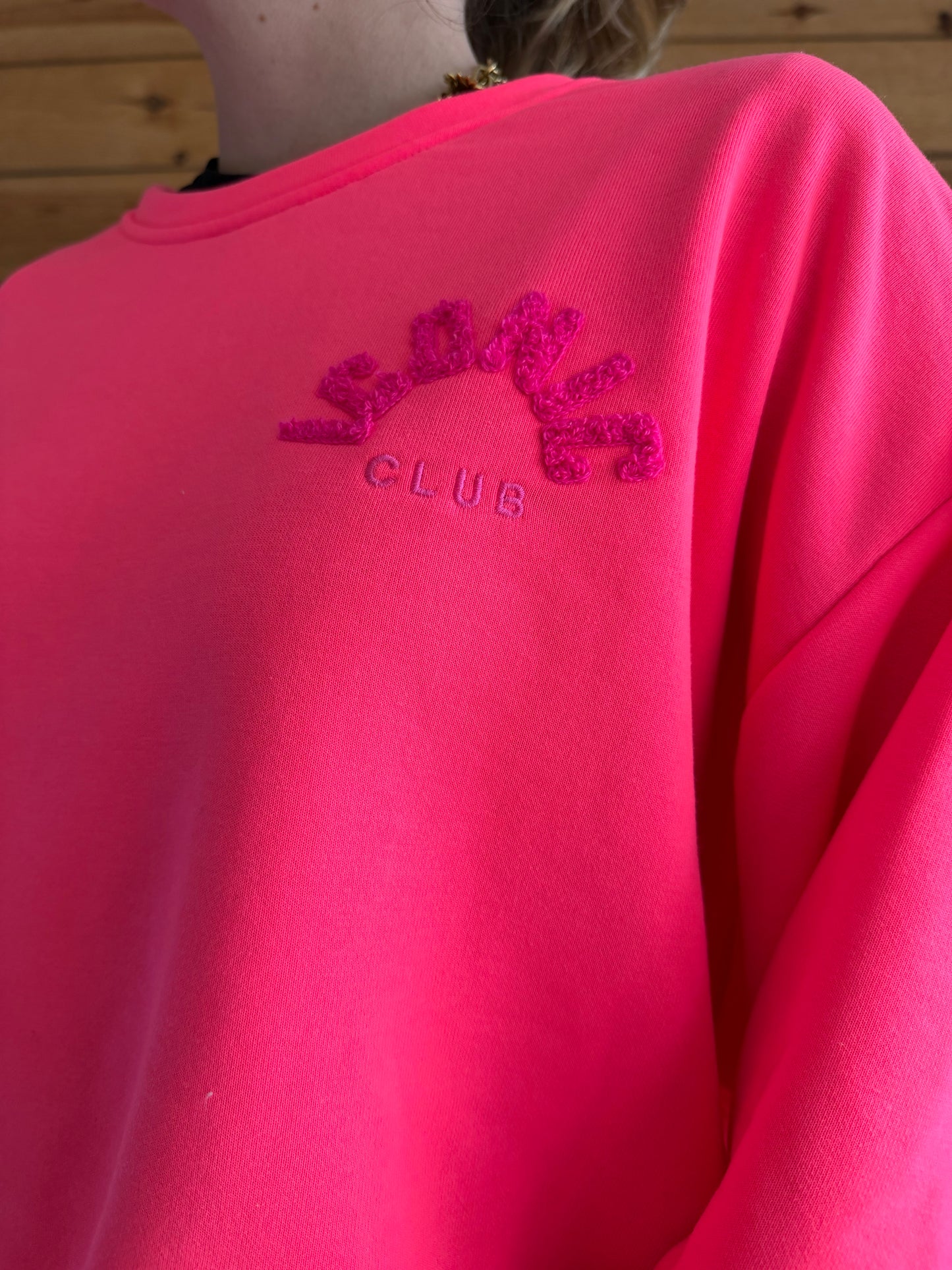 Sweat ICONIC Rose fluo + Multicolore