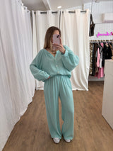 Pantalon LYA Vert d'eau