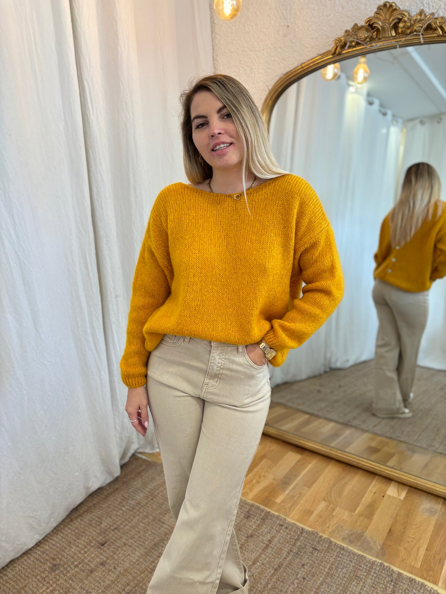 43 - Gilet LOU - Moutarde 🧡l