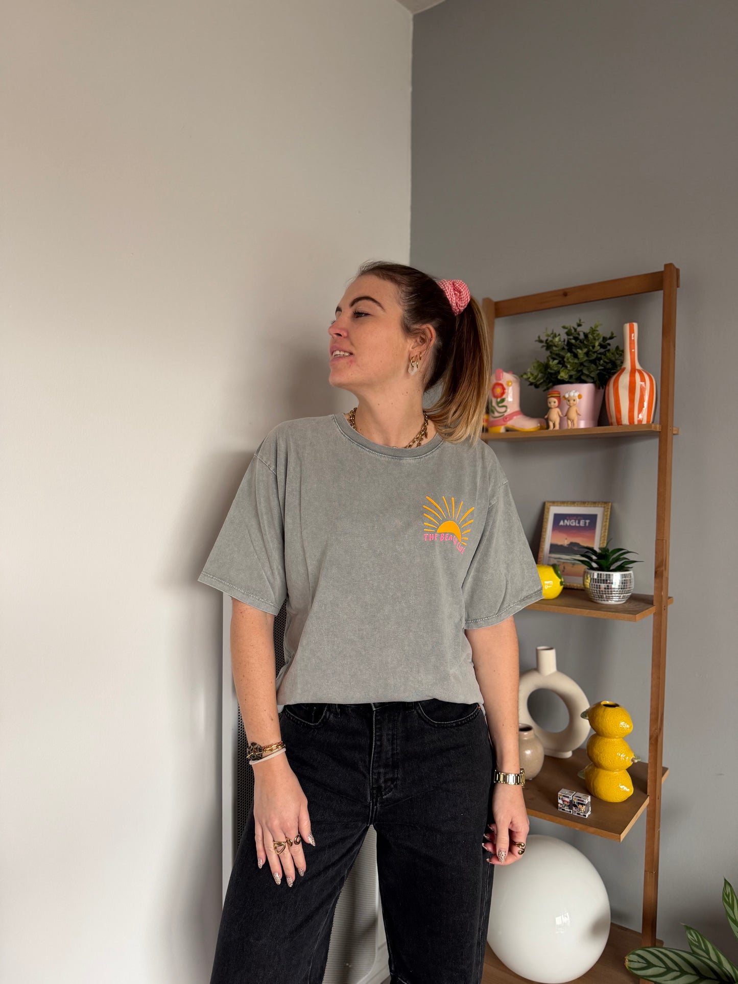 T-shirt THE BEACH CLUB Gris