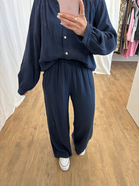 Pantalon LYA Bleu marine