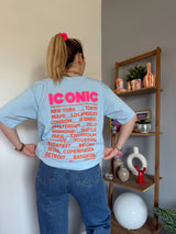 T-shirt ICONIC Bleu ciel