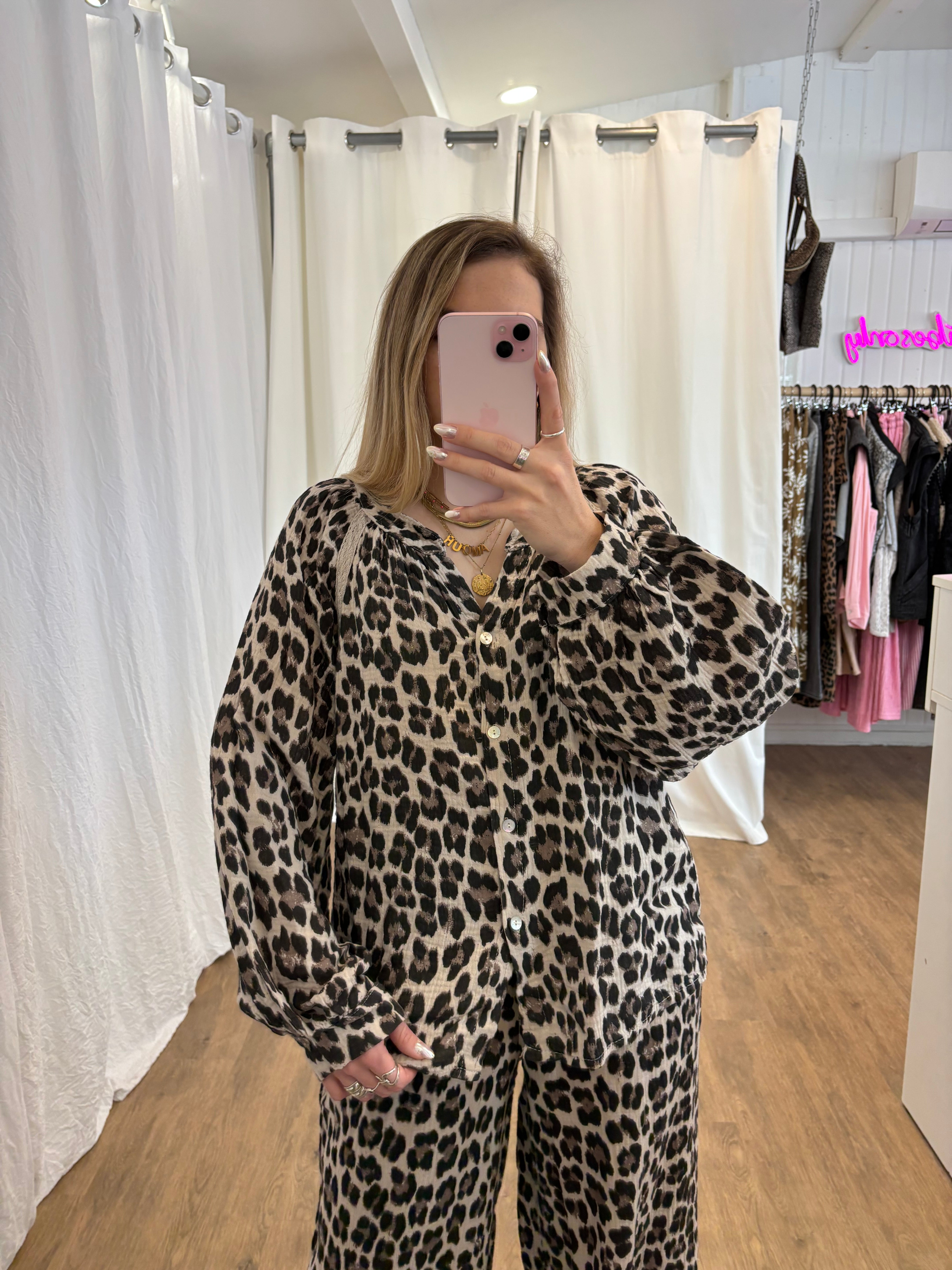 Blouse LYA Léopard Beige