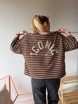 T-shirt marinière ICONIC Chocolat + Camel