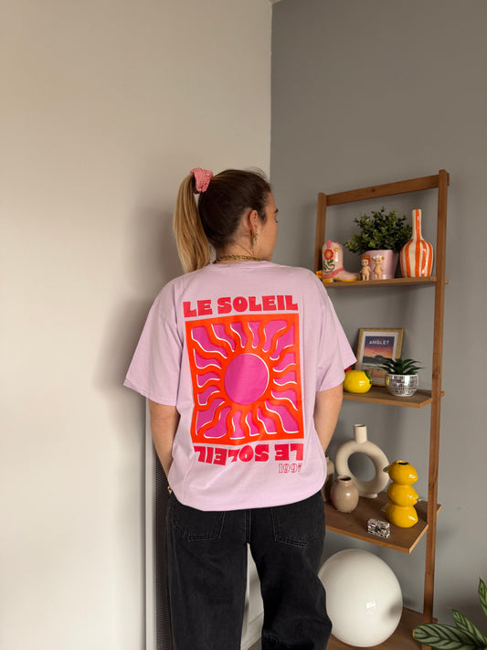T-shirt SOLEIL Lilas