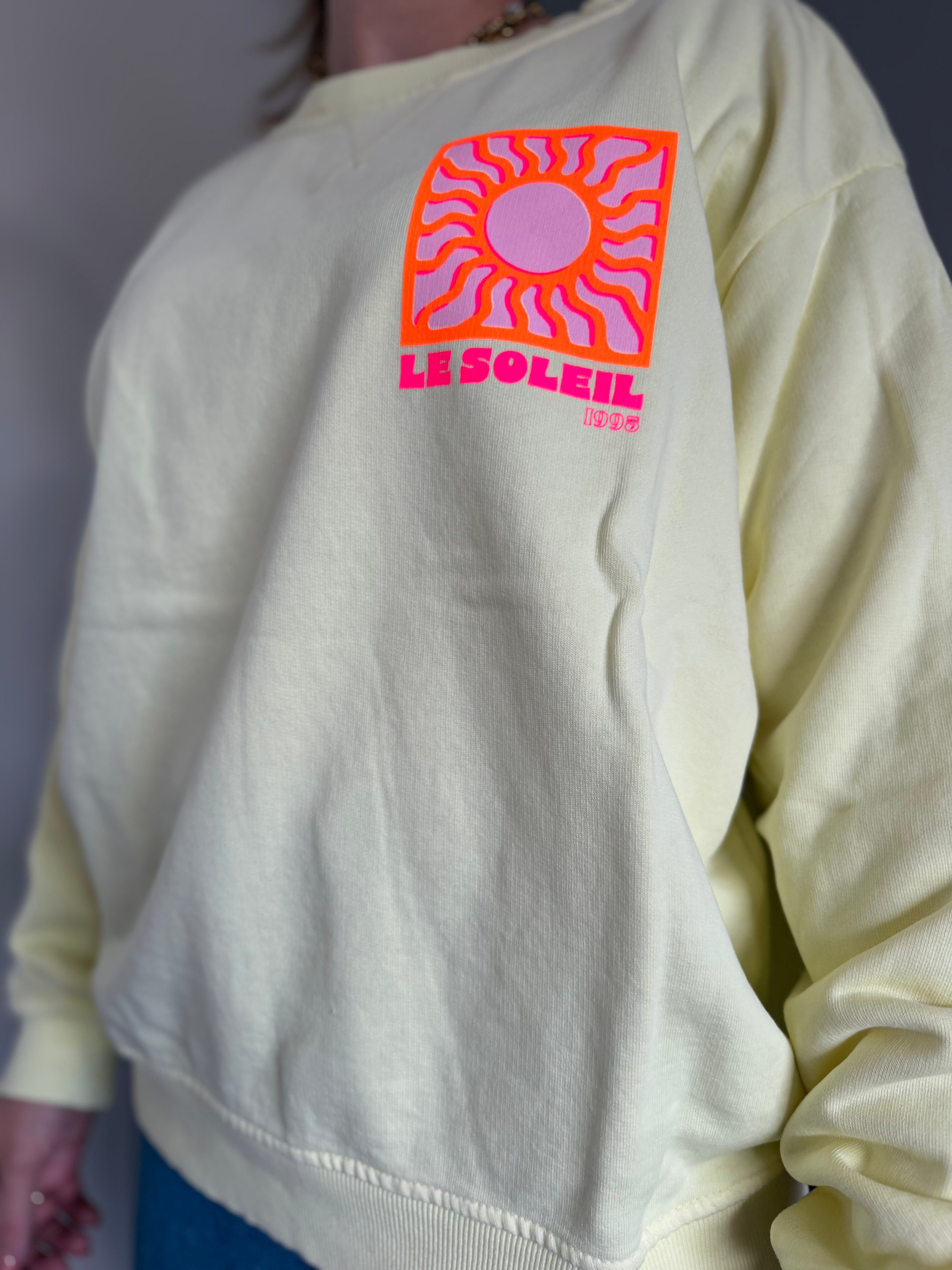 Sweat SOLEIL Jaune (NEW FLUO)