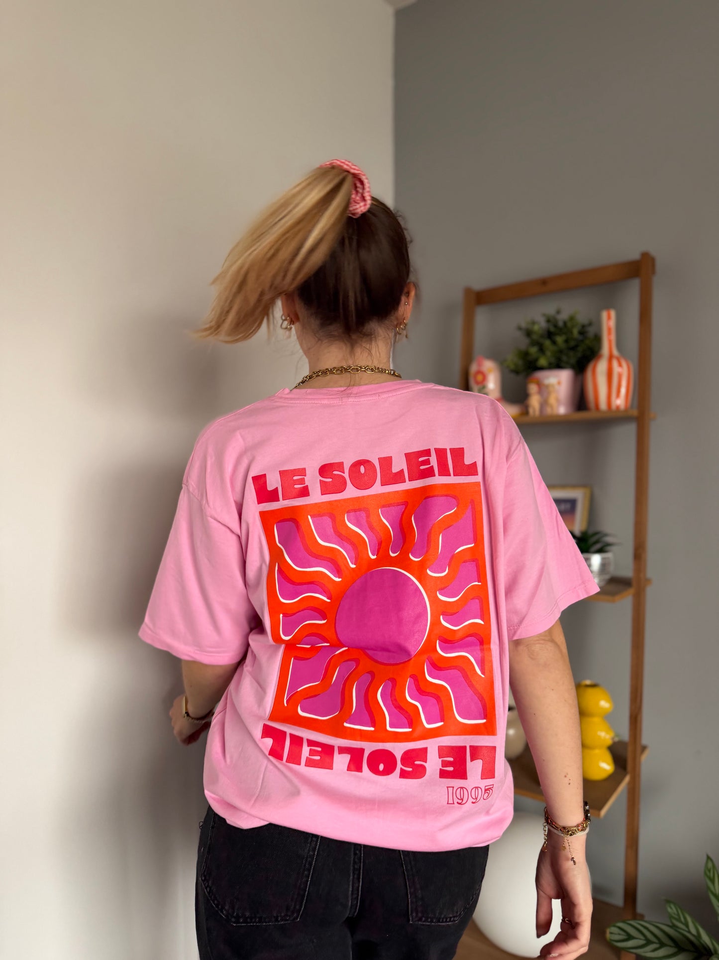 T-shirt SOLEIL Rose baby