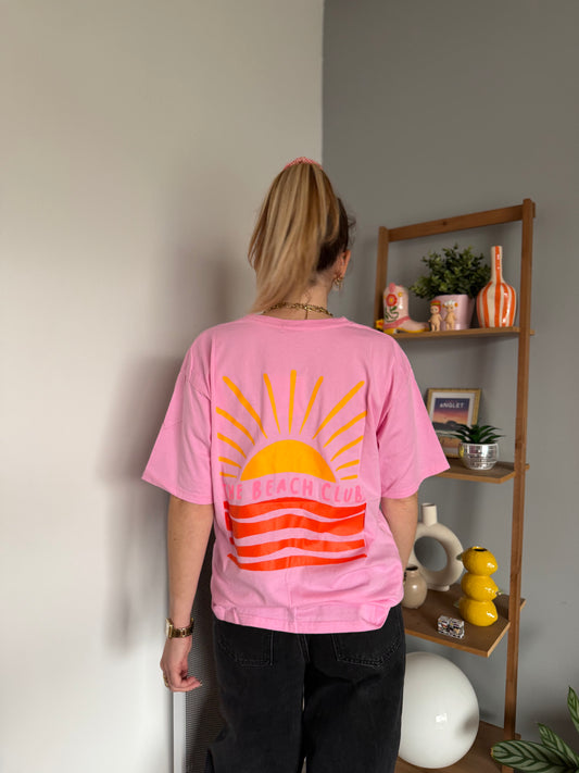 T-shirt THE BEACH CLUB Rose Baby
