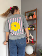 T-shirt AMOUR AU SOLEIL Gris