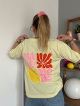 T-shirt MADE FOR MORE Jaune ••