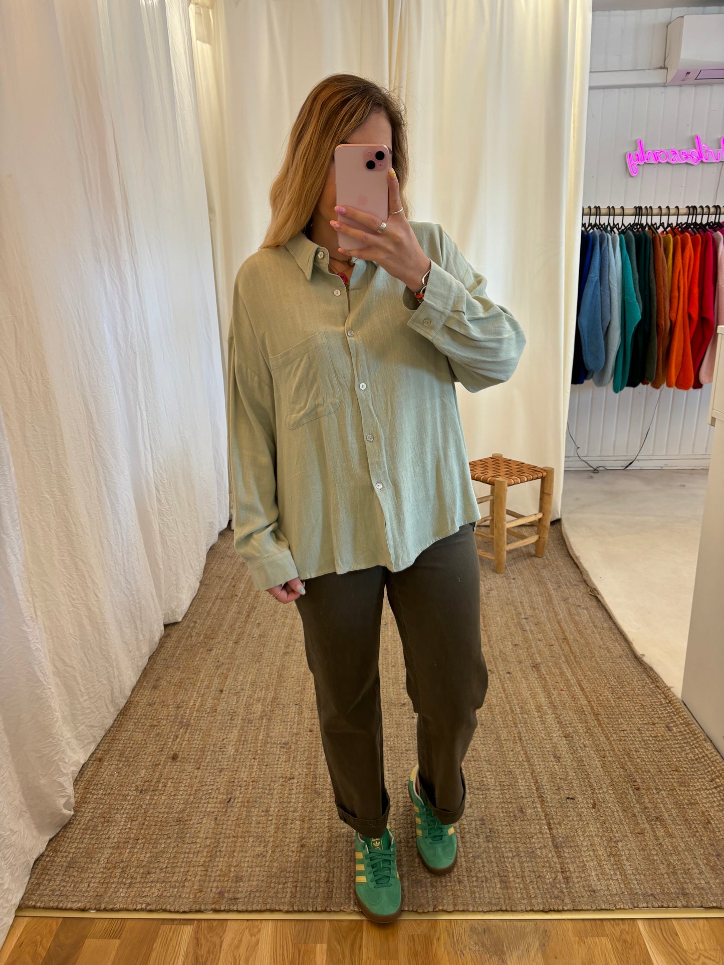 Chemise GABRIELA Vert d’eau