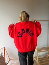 Sweat ICONIC CLUB Rouge