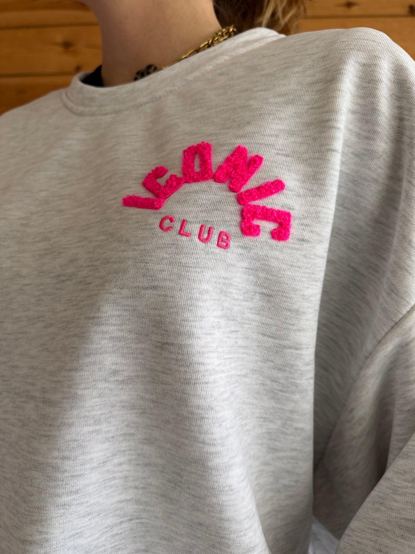 Sweat ICONIC Gris + Multicolore