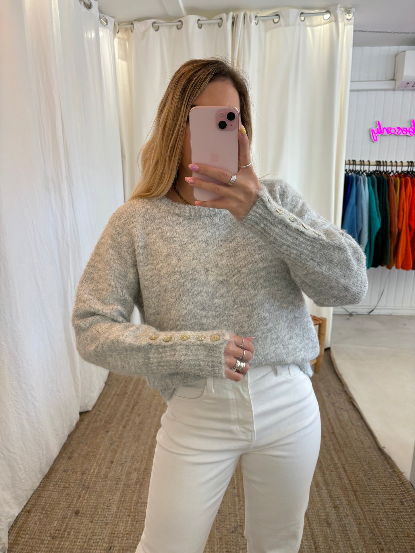 Pull CLAUDIA Gris clair