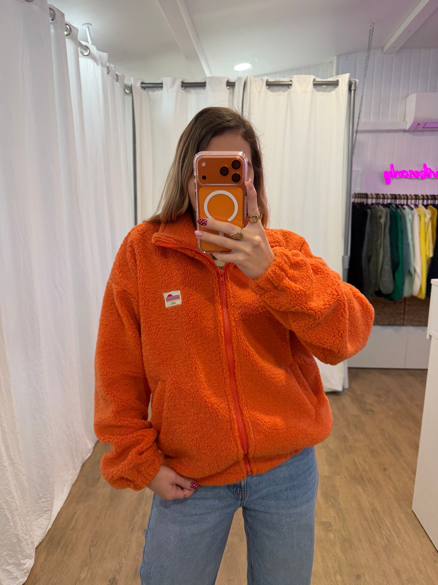 Veste polaire AVA Mandarine