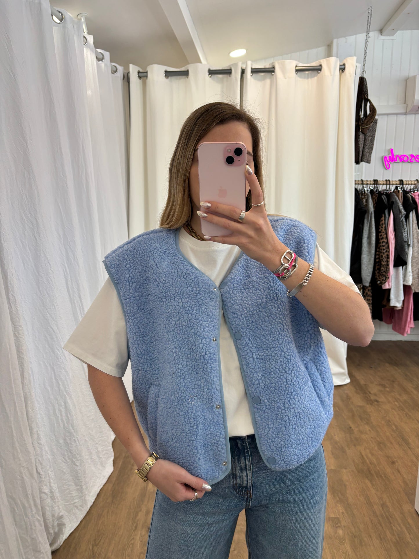 Veste sans manches ABY Bleu ciel