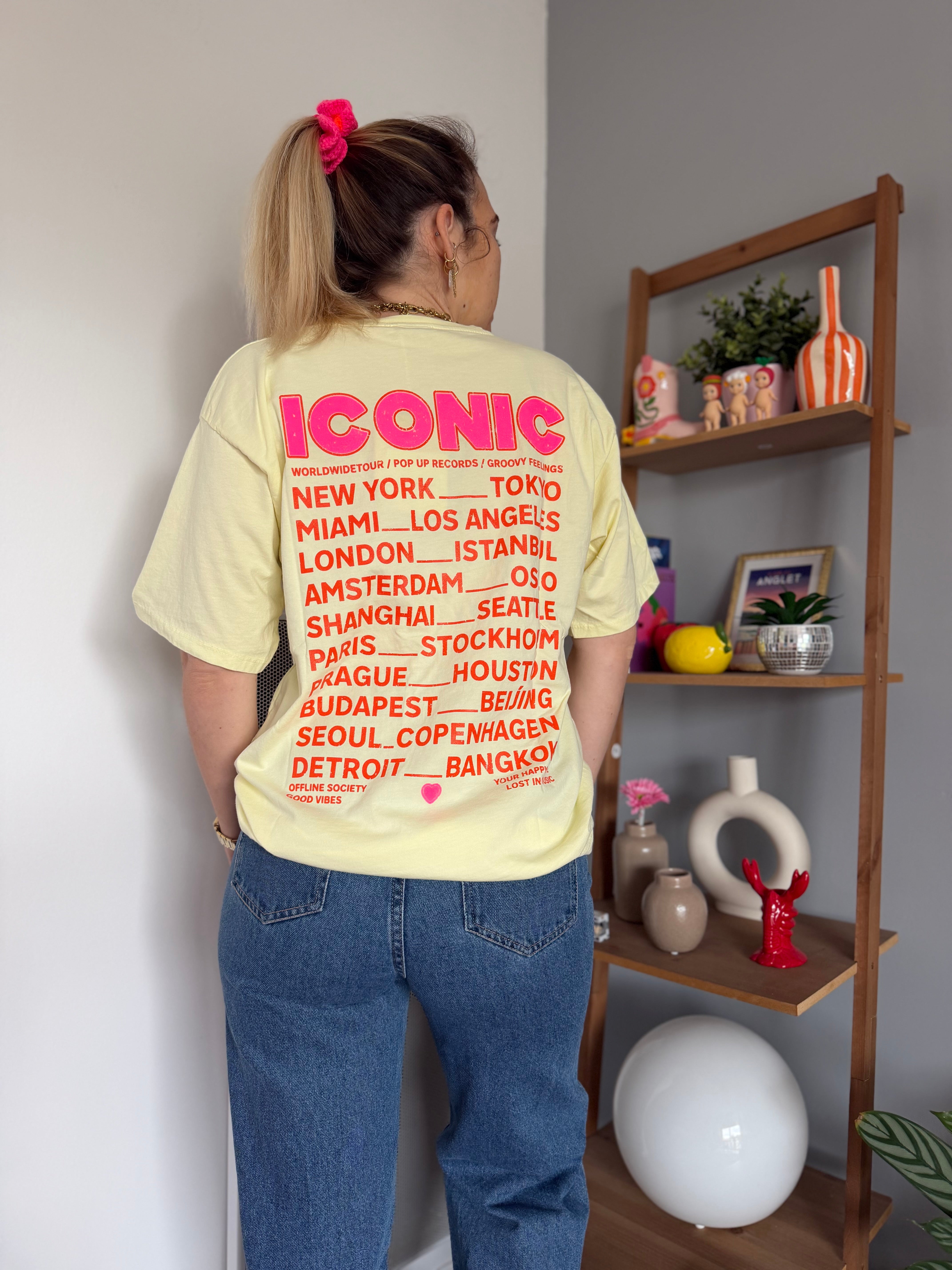 T-shirt ICONIC Jaune