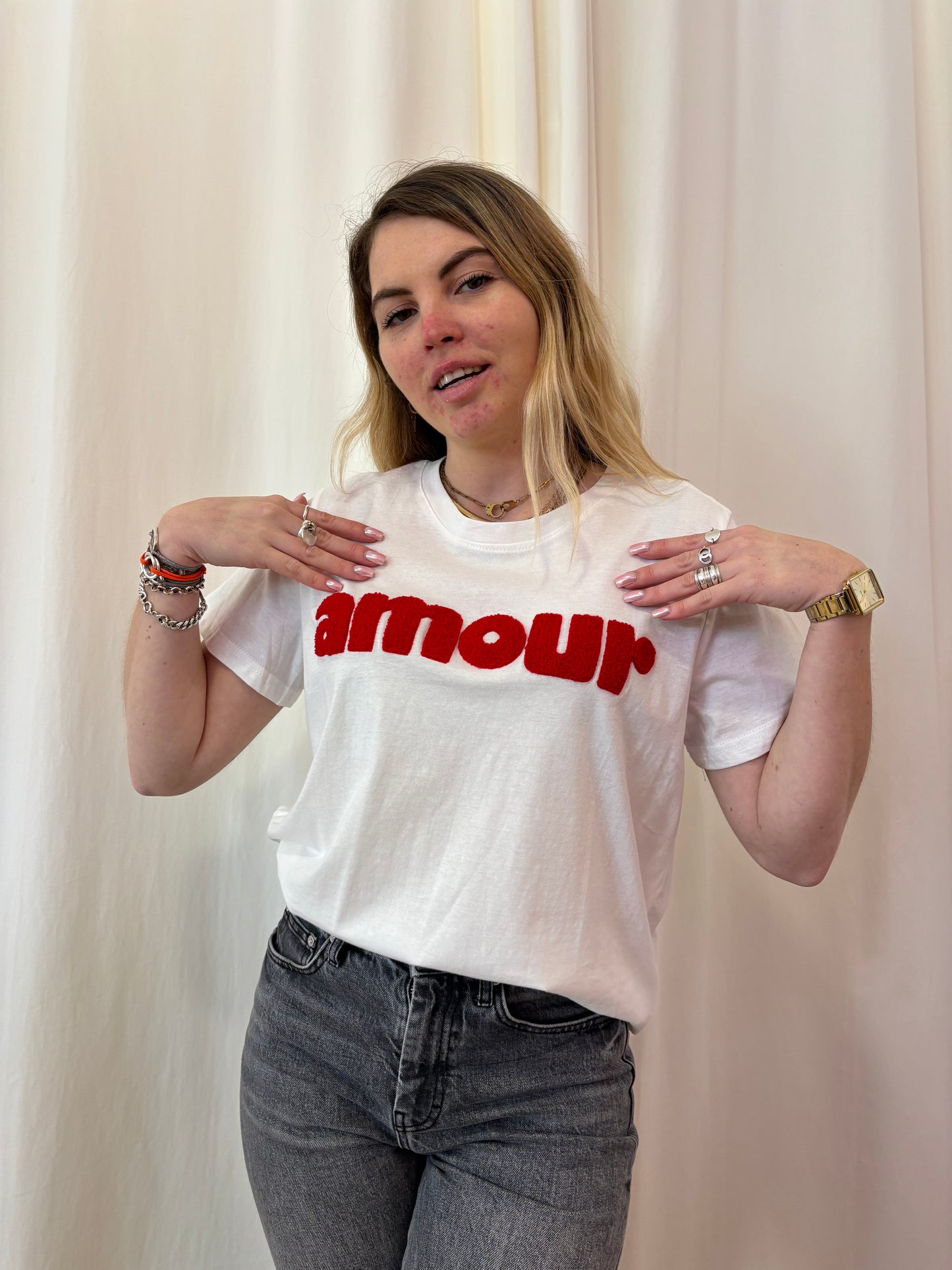 T-shirt AMOUR Rouge