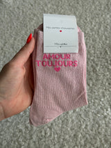 Chaussettes montantes AMOUR TOUJOURS