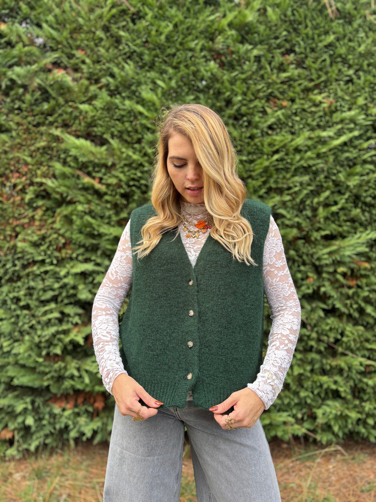 16 - Gilet TOM - Vert sapin