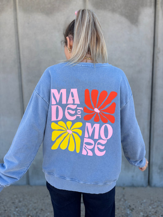 Sweat MADE FOR MORE Bleu
