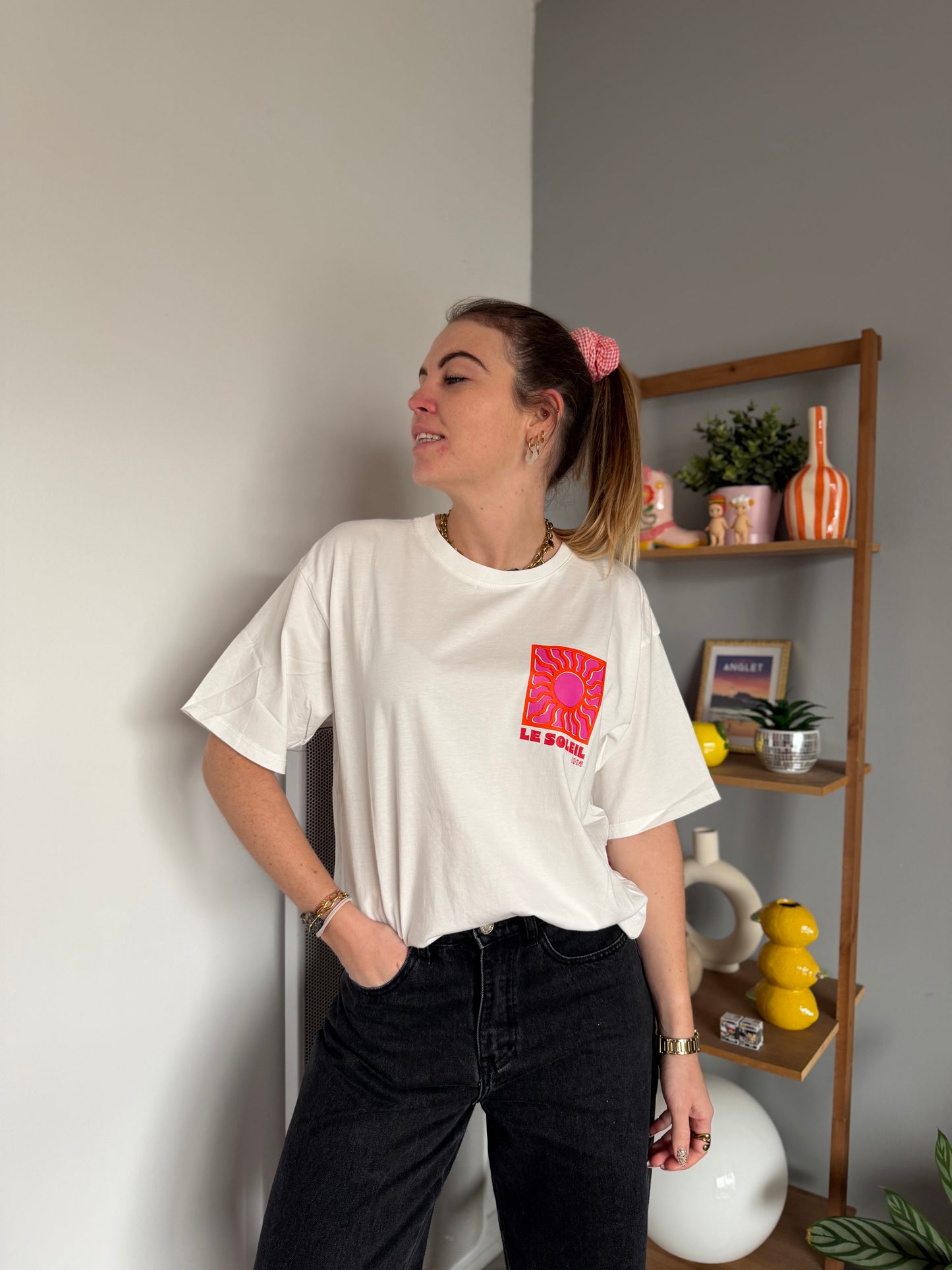 T-shirt SOLEIL Blanc