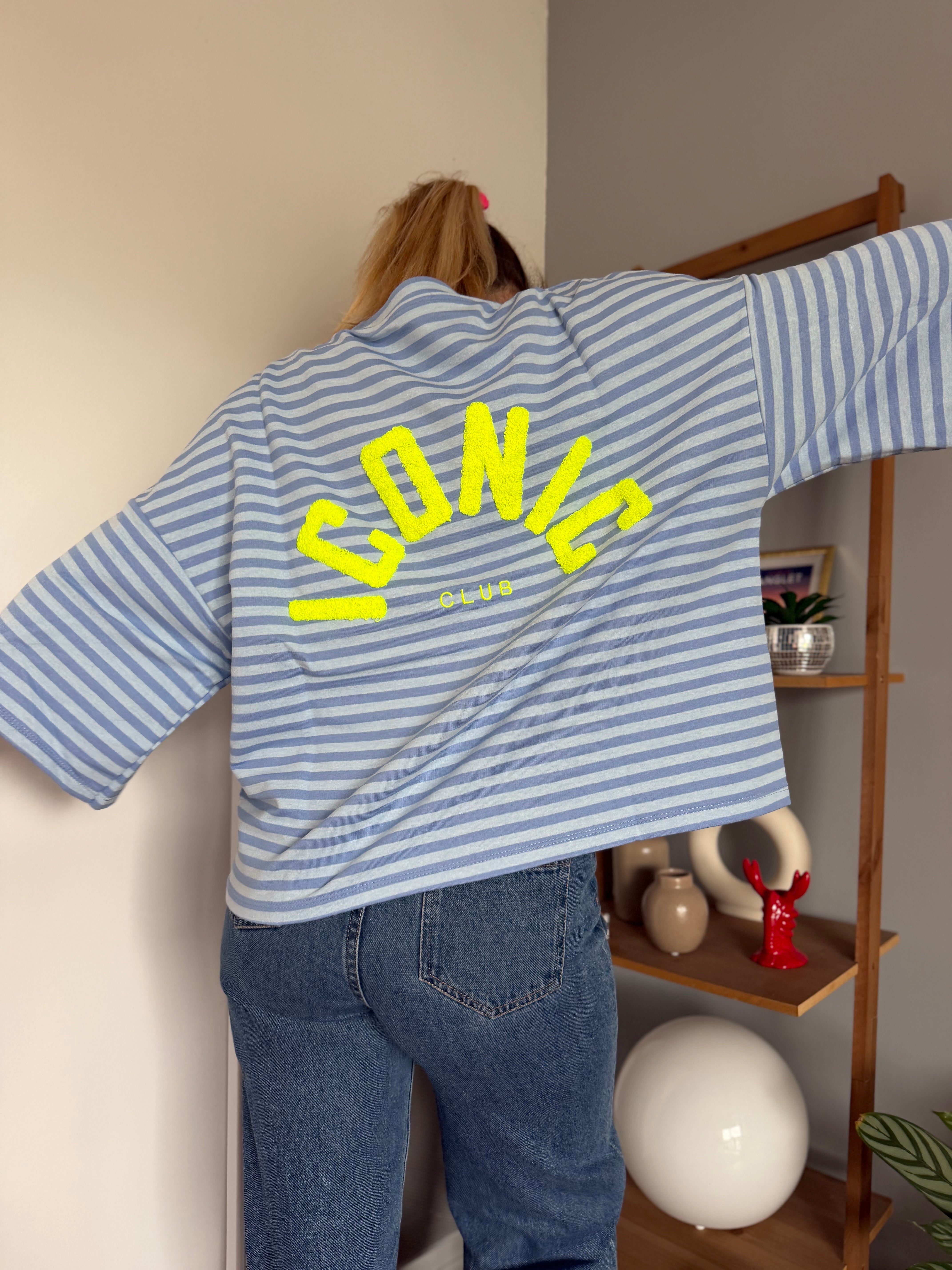 T-shirt marinière ICONIC Bleu + Bleu