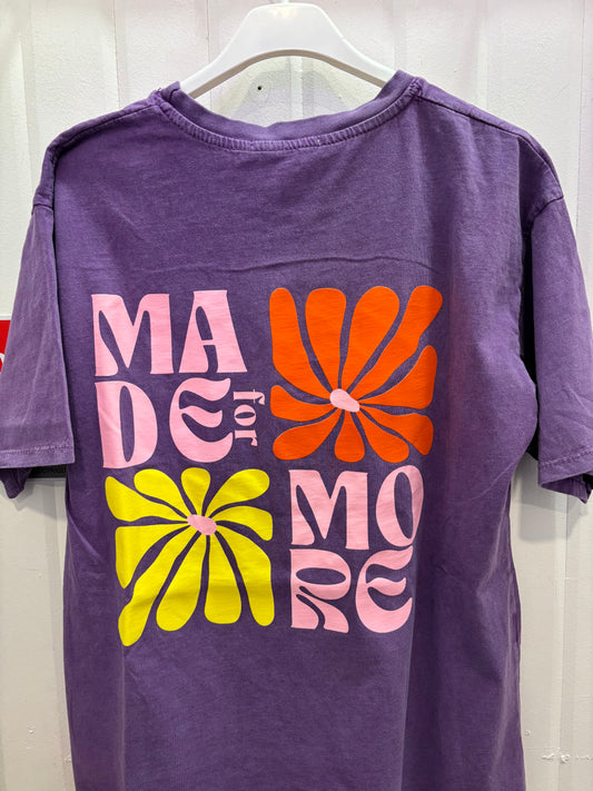 T-shirt MADE FOR MORE Violet